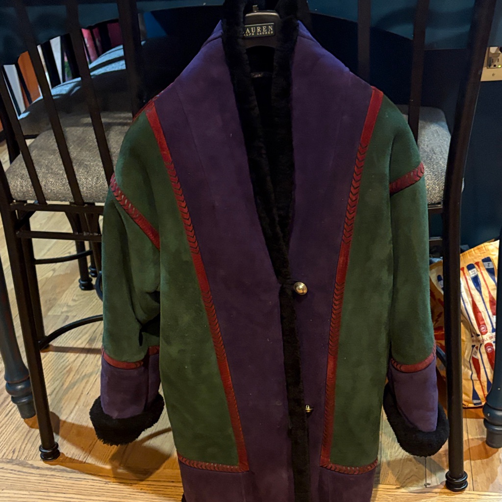 Handmade Shearling Women’s Jacket. For An Evening Out Or Running Errands